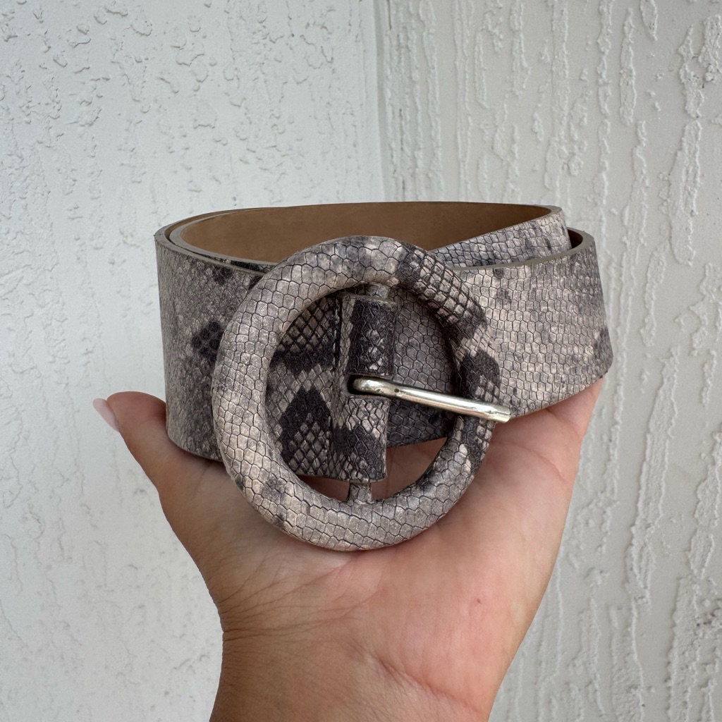 Womens Brand New Streets Ahead Embossed Python Belt  Xs 185